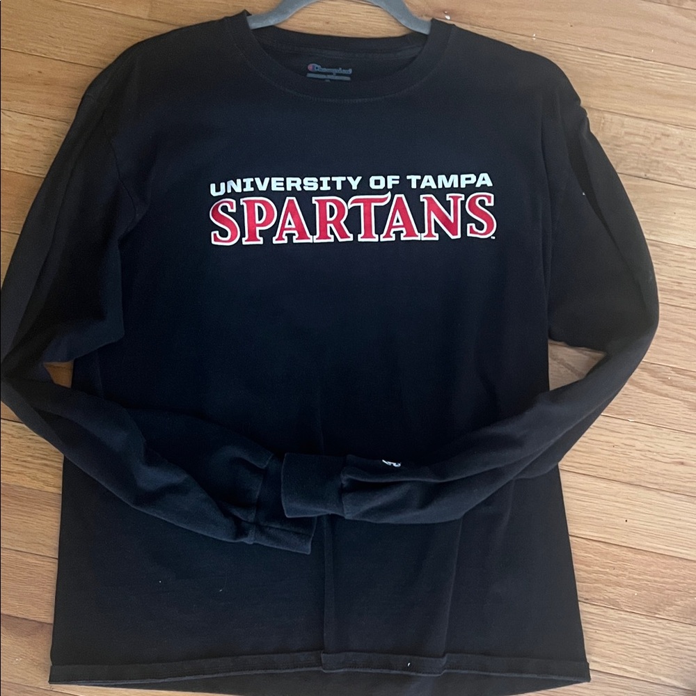 Champion Black University of Tampa Spartans Long Sleeve Shirt